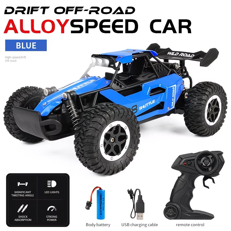 Rc Hobby Workbench - ZNLYRION 1:16合金製RCオフロードカー 2.4Gワイヤレスリモコン高速バギー LEDライト付き ショックアブソーバー搭載 子供用おもちゃ