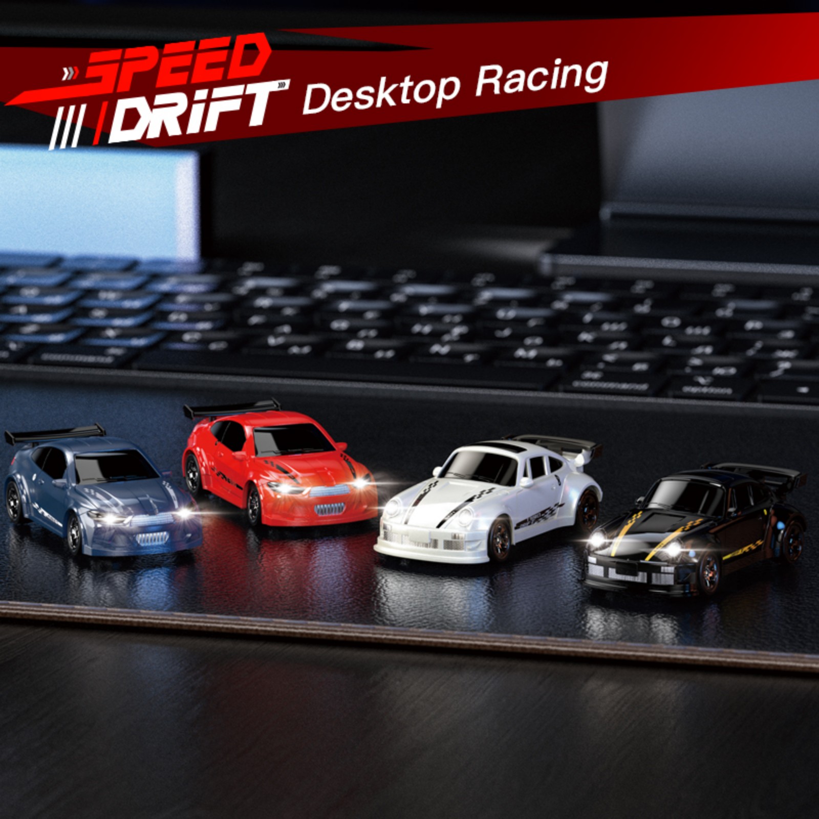 Rc Hobby Drift Car - KF20 1:64 RCデスクトップカー 2.4G高速レーシングドリフトカー ミニフルプロポーショナルデスク競技用おもちゃ RCおもちゃ