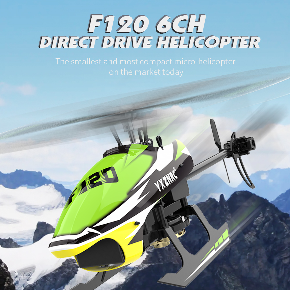 Rc Hobby Direct - YuXiang F120 6チャンネル3DスタントRCヘリコプター ブラシレスダイレクトドライブRCドローン ホビー航空機