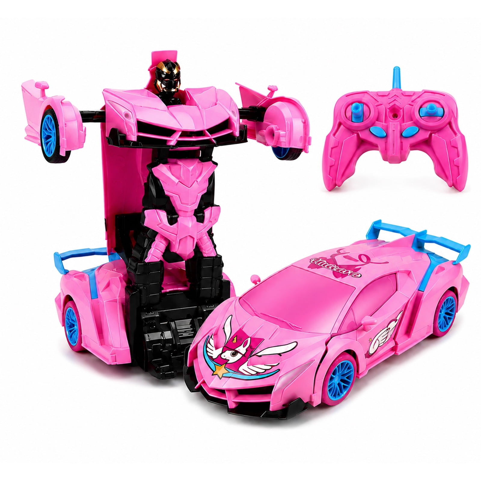 Rc Hobby Workbench - ユニコーンRC変形ロボットカー 2-in-1 リモコンカー ワンボタン変形 360度回転 °