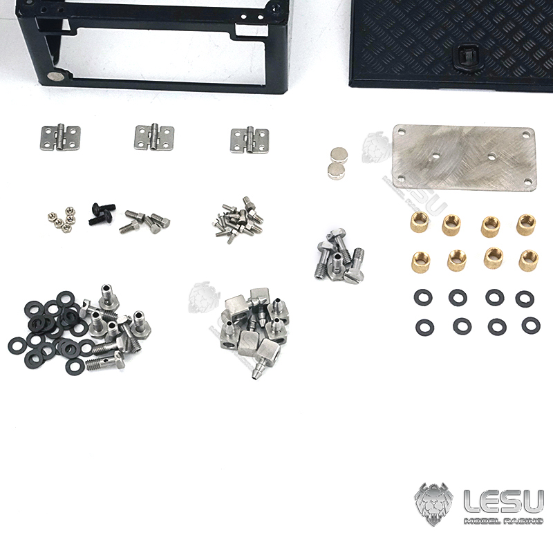Rc Hobby Direct - LESU ツールボックス方向制御弁アクセサリー付き 1/14 ロールオン/オフ油圧 RC トラッククレーンダンパー