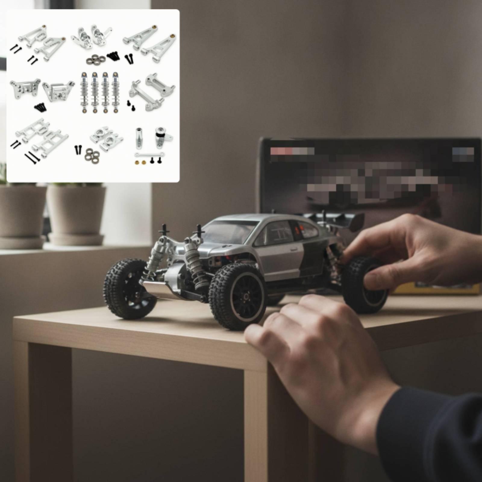 金属製アップグレードパーツ 直接交換用 RCカー部品 アーム - Rc Hobby Direct のレビューと価格