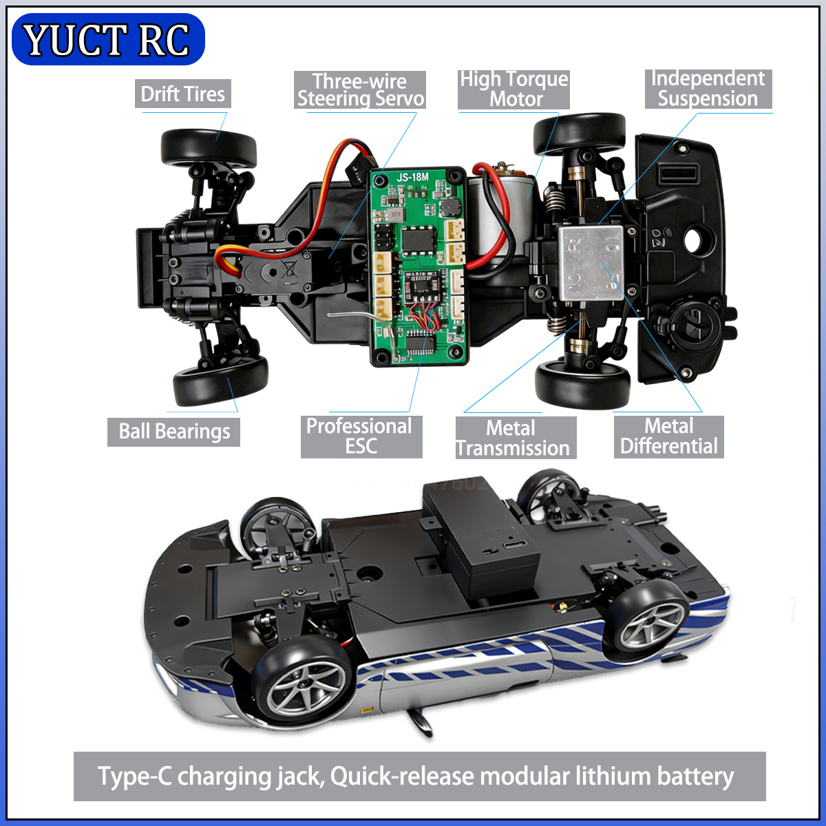 LDRC LD1899 1/18 RCドリフトカー GTRモ - Rc Hobby Drift Car のレビューと価格