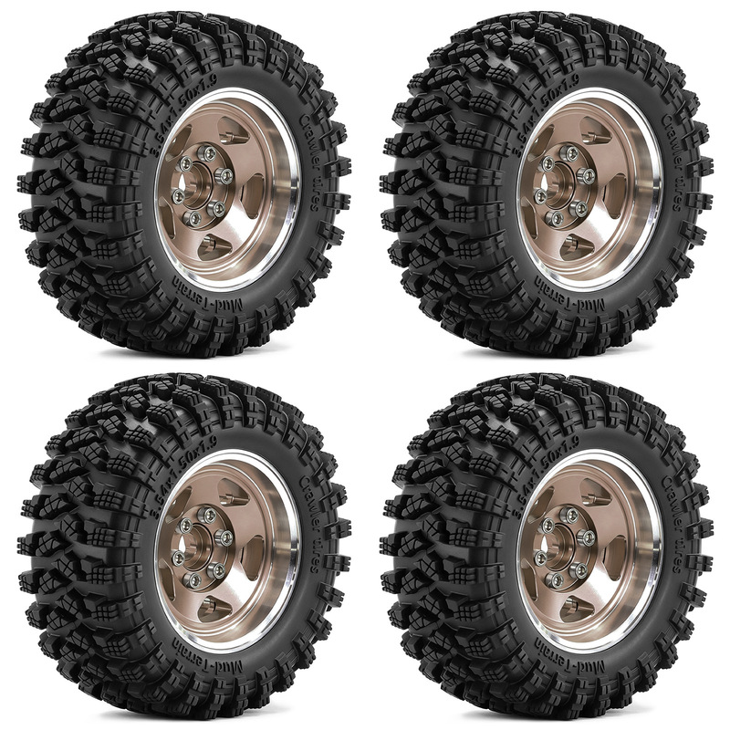 1.9インチ ビードロックホイール リム＆タイヤセット 90 - Wheel Rim Rc のレビューと価格