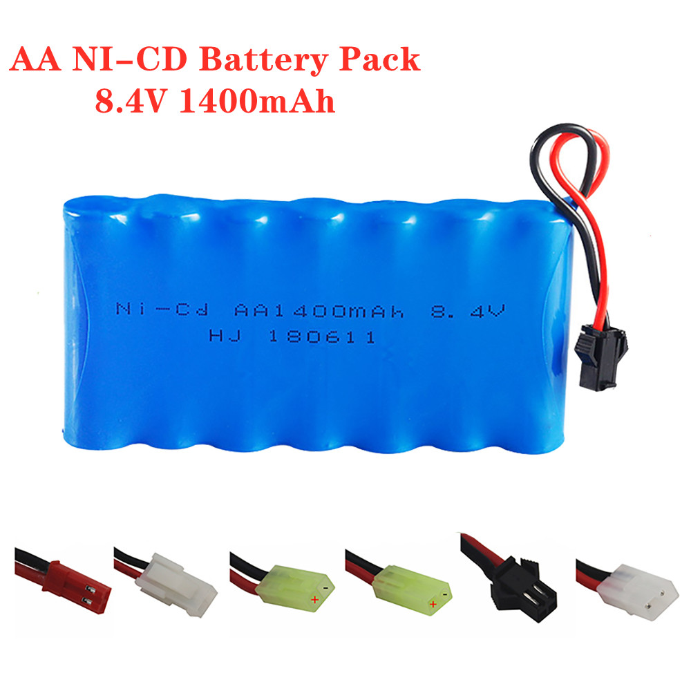 Ni-cd充電式バッテリーパック,8.4v,1400mah, - Rc Hobby Vehicles のレビューと価格