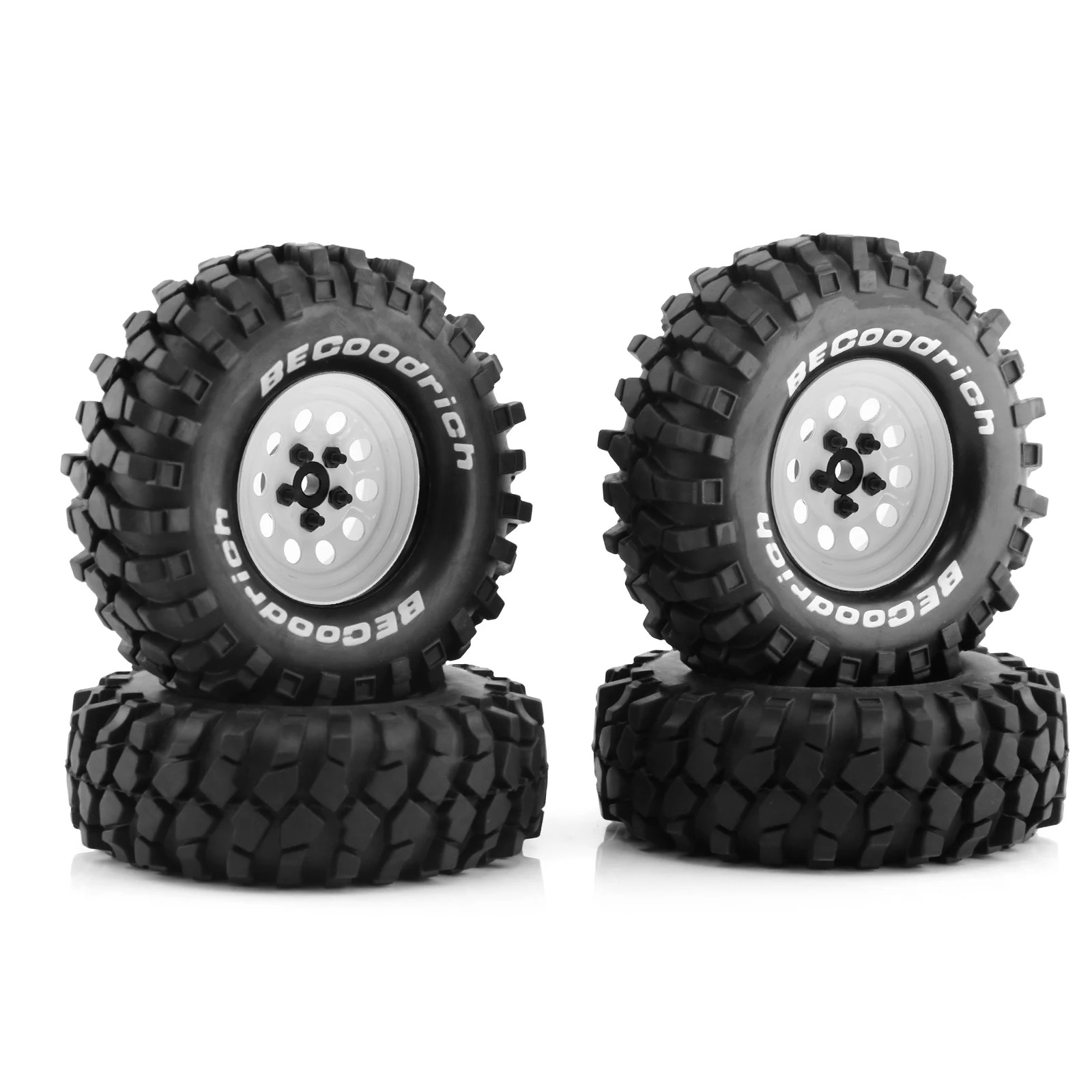 4個入り RC 1.9インチ ラバータイヤ ビードロックホイ - Wheel Rim Rc のレビューと価格