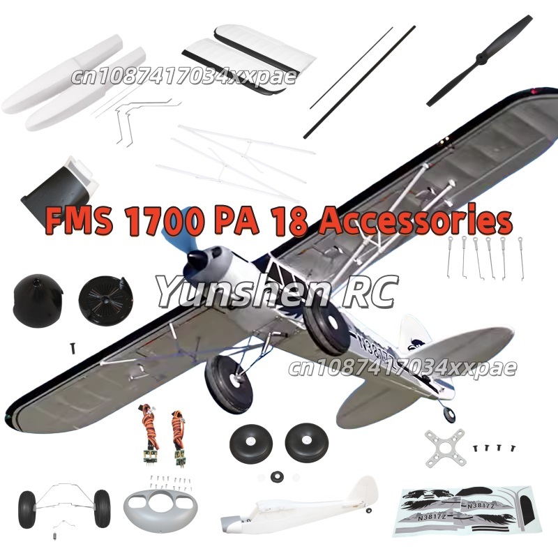 FMS RC 飛行機デカール 1700 ミリメートル PA- - Rc Hobby Vehicles のレビューと価格