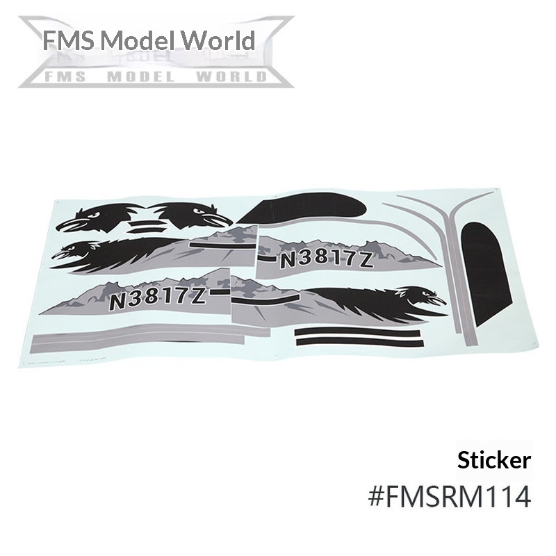 FMS RC 飛行機デカール 1700 ミリメートル PA- - Rc Hobby Vehicles のレビューと価格