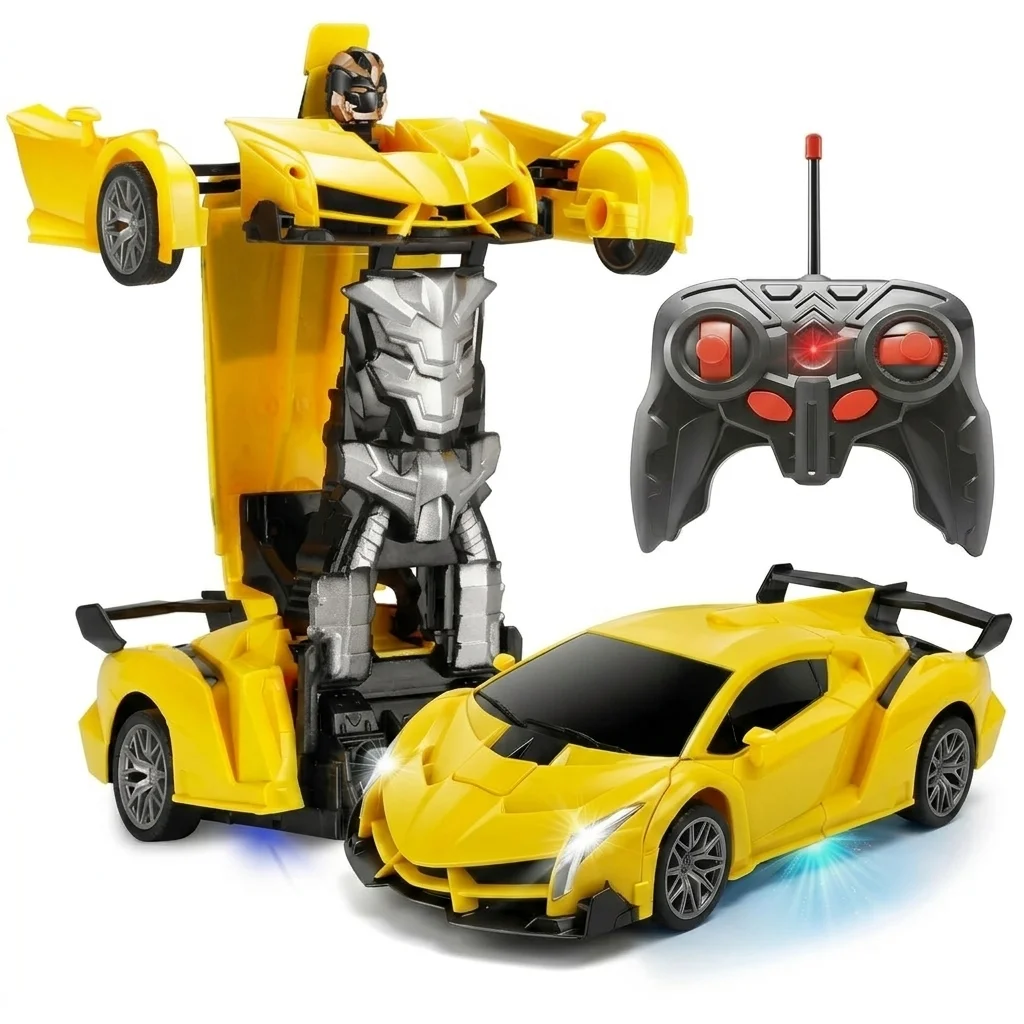2in1 RC変形カーロボット ラジコン変形レーシングカー  - Rc Hobby Drift Car のレビューと価格