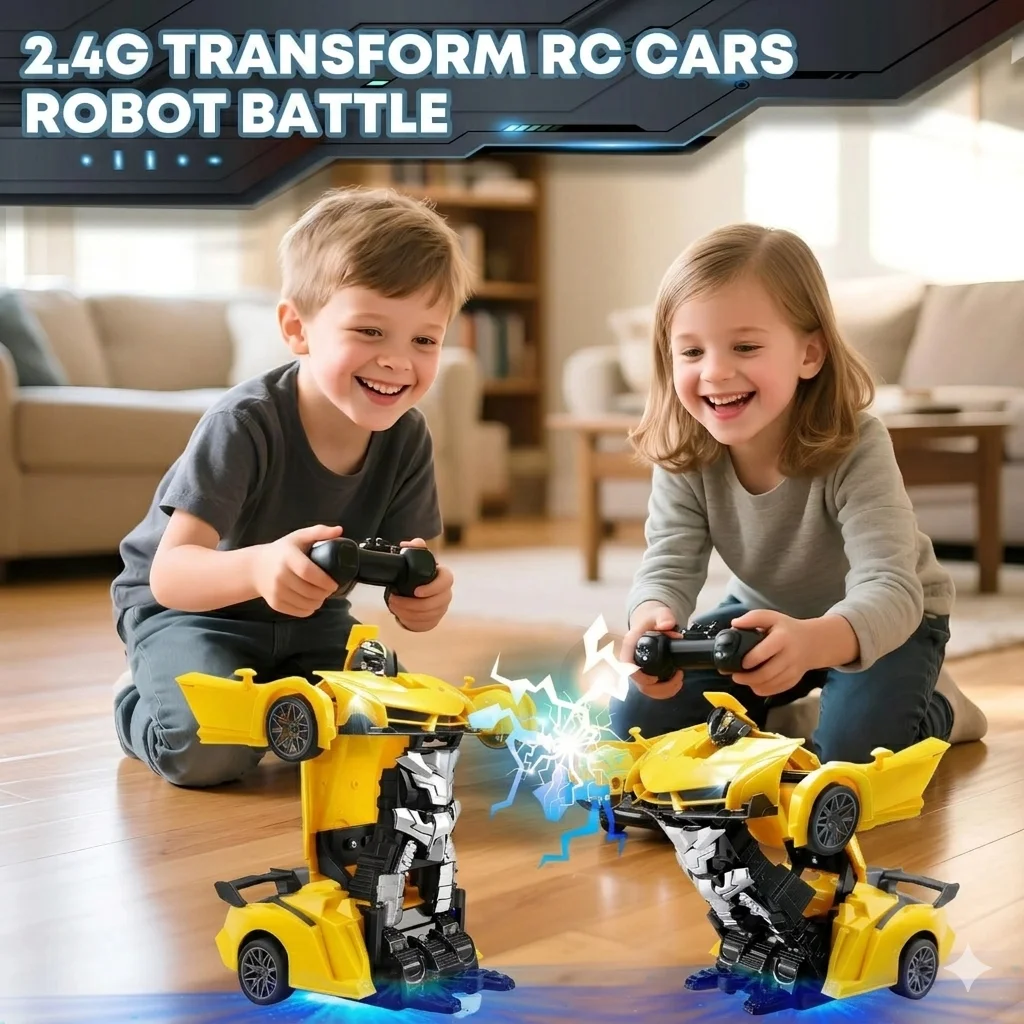 2in1 RC変形カーロボット ラジコン変形レーシングカー  - Rc Hobby Drift Car のレビューと価格