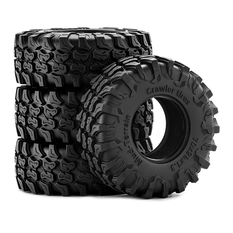 WOWFU-4PCS RCクローラータイヤ 1.3インチ R - Wheel Rim Rc のレビューと価格