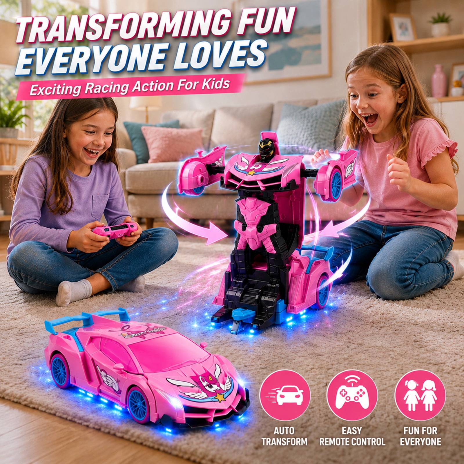 ユニコーンRC変形ロボットカー 2-in-1 リモコンカー  - Rc Hobby Workbench のレビューと価格