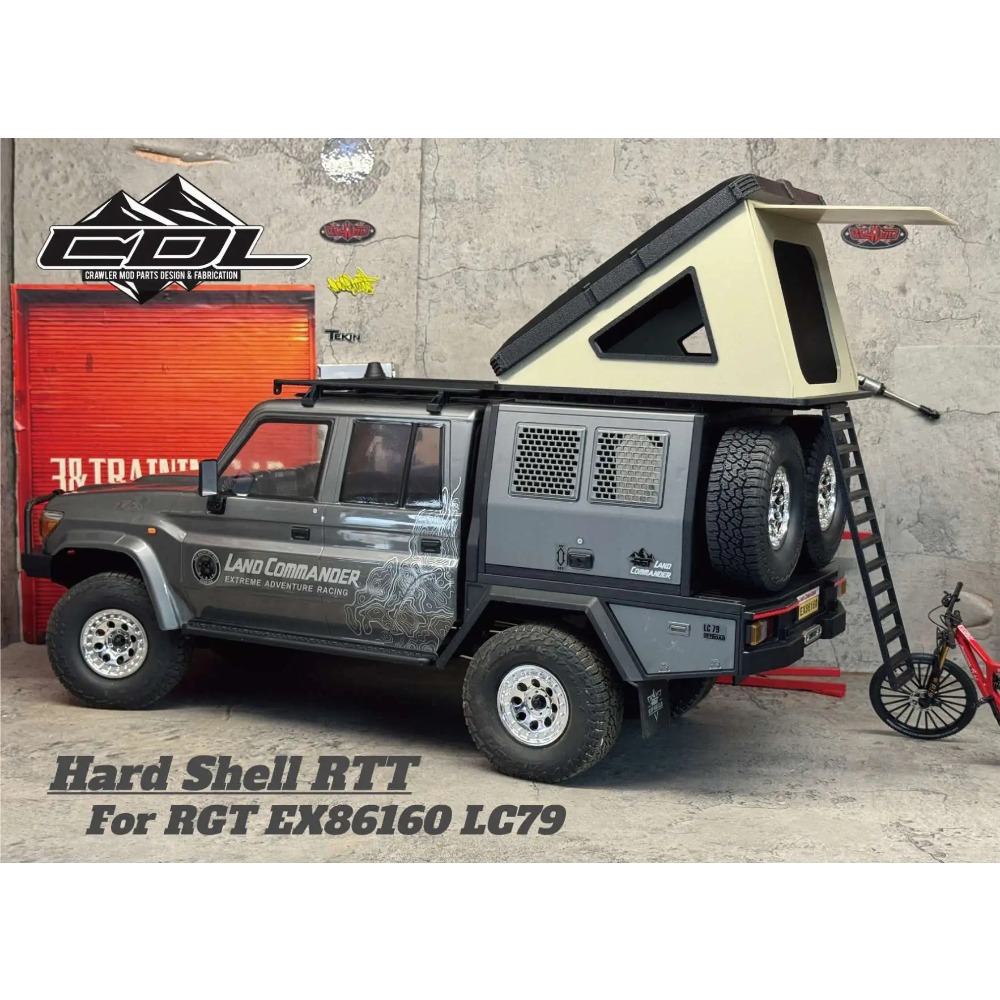 RCクローラー用開閉式ハードシェルルーフトップテント、1/1 - Rc Hobby Shops のレビューと価格